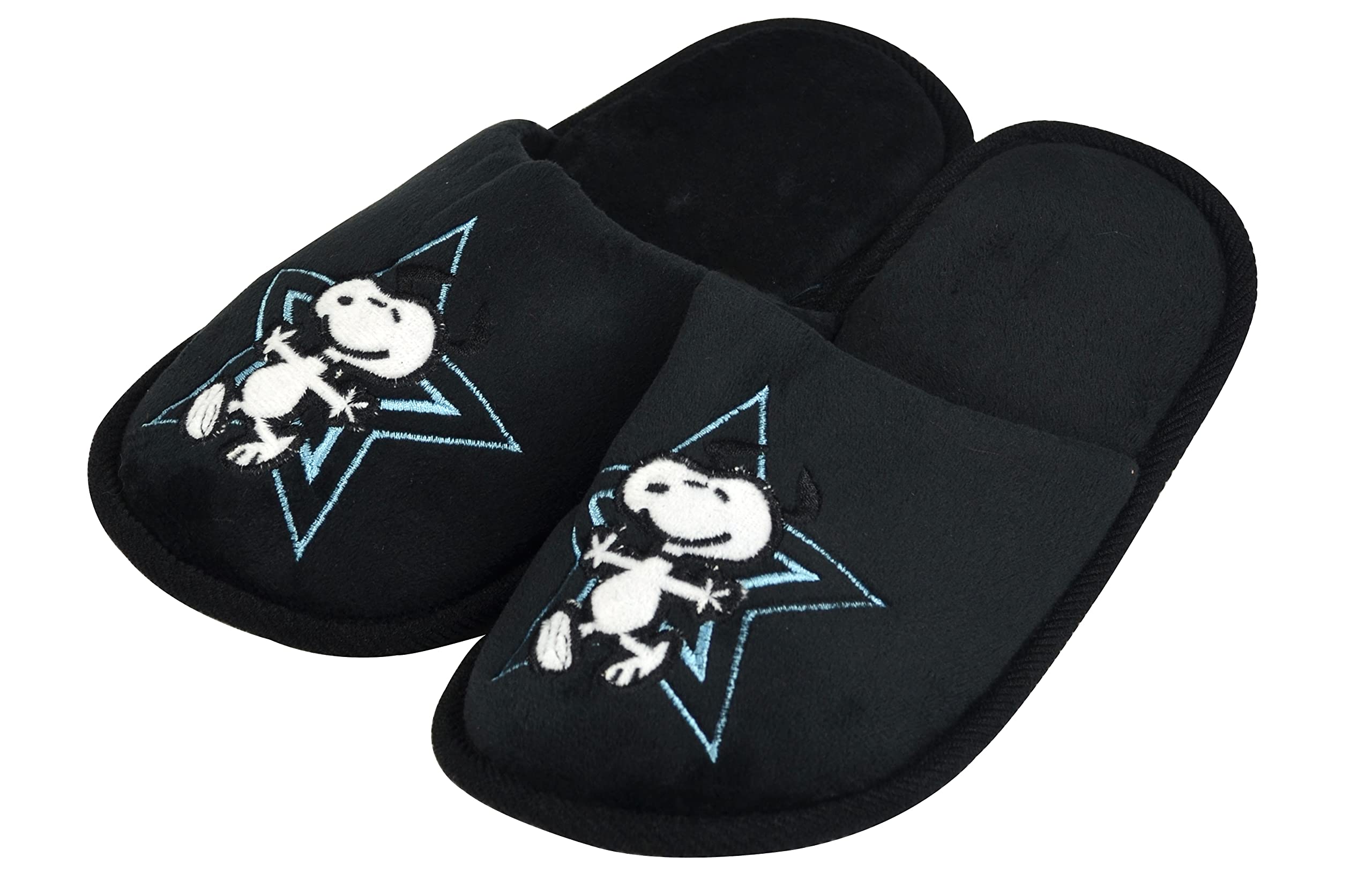 Peanuts Women's Slippers Black Black Black Size: 4 UK
