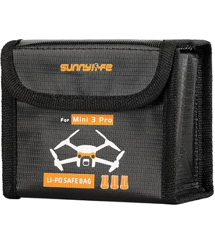 Explosionssichere Batterietasche Für DJI Mavic Mini – Feuerfest & Strahlungsgeschützt, Passt Für Bis Zu 3 Akkus