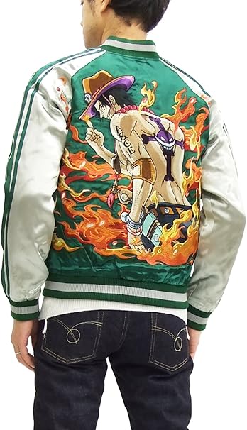 Amazon 花旅楽団 ワンピース スカジャン Opsj 007 One Piece 火拳のエース メンズ スーベニアジャケット コート ジャケット 通販 Amazon 花旅楽団 ワンピース スカジャン Opsj 007 One Piece 火拳のエース メンズ スーベニアジャケット コート ジャケット 通販