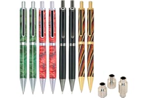Penn State Industries PKPENXFREE Slimline Pro Gel Writer Click Pen Kit Starter Package Woodturning Project
