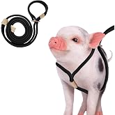 MinrzPet Pig Harness, Adjustable 8 Feet Leash for Small to Medium Pet Pigs