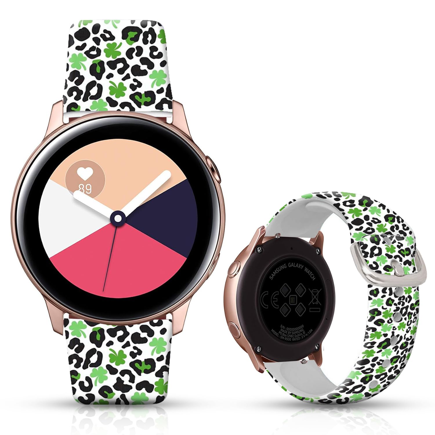 DOO UC Leopard Clover Watch Bands Compatible For