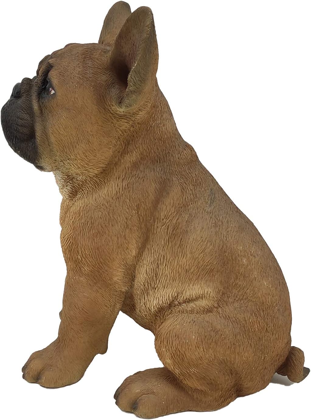G&H Decor Realistic French Bulldog Statue, 30cm Hand Painted Dog Figurine with Intricate Detail, Indoor or Outdoor Ornament - Image 3