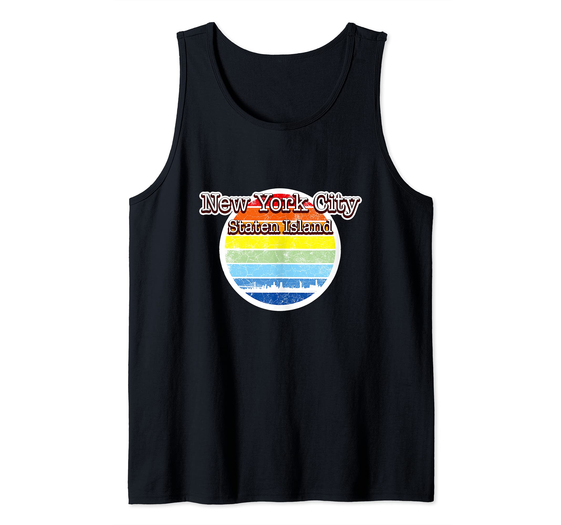 New York City Staten Island USA souvenir NYC United States Tank Top