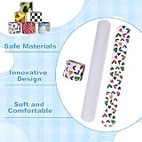 GOLDGE 24pcs Slap Bands for Kids Colorful Slap Bracelets Birthday Party Favors view 4