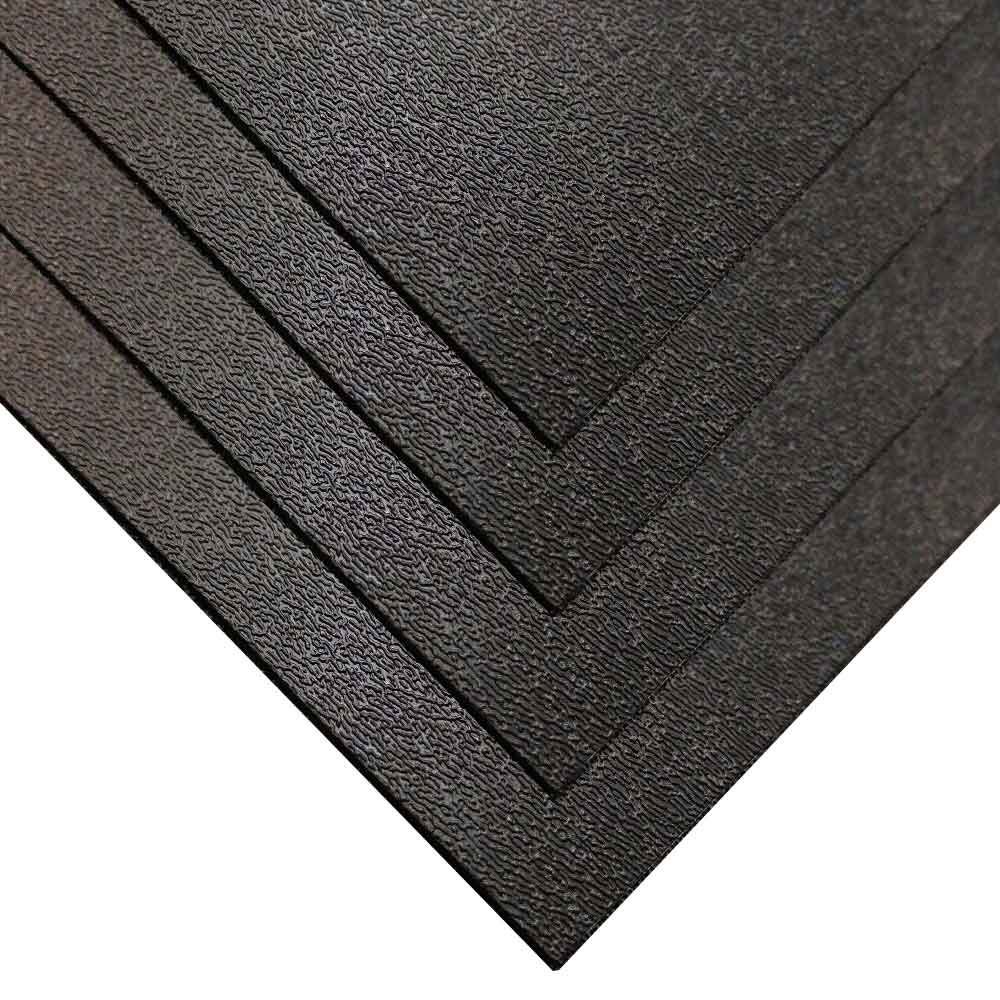 Kydex 100 Plastic Sheet 3/32" (.093) x 12" x 12" Calcutta Black (4