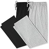 U2SKIIN 2 Pack Mens Pajama Pants Soft, Lightweight Lounge Pant with Pockets Sleep Pj Bottoms for Men