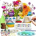 Doiaz Paint & Plant Flower Growing Gardening Kit with 3 Pots for Kids - Easter Gifts for Girls & Boys Ages 5, 6, 7, 8, 9, 10, 11 & 12 Year Old Girl
