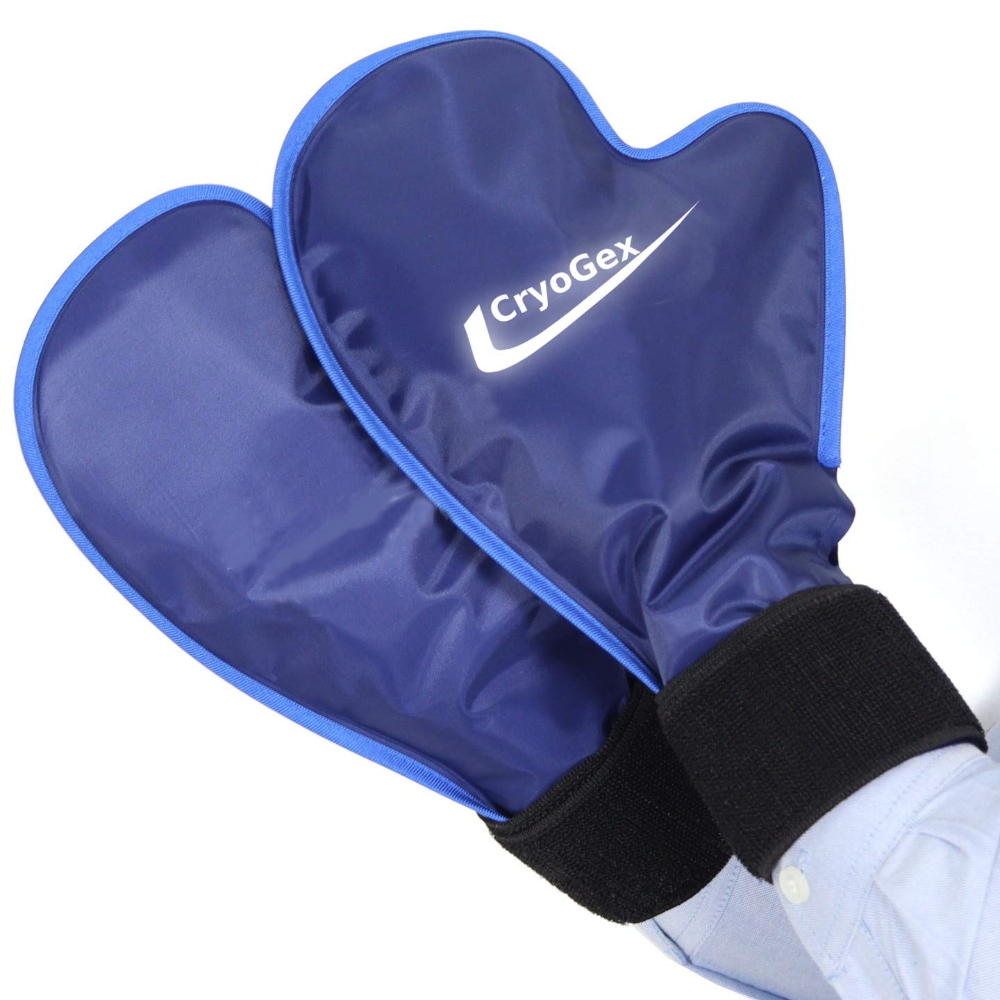 Icinger Power 2 Wrist Hand Hot Cold Ice Pack Wraps - High Amount of Gel for High Efficiency - Comfortable Nylon Wrapping Which Doesn't Leak