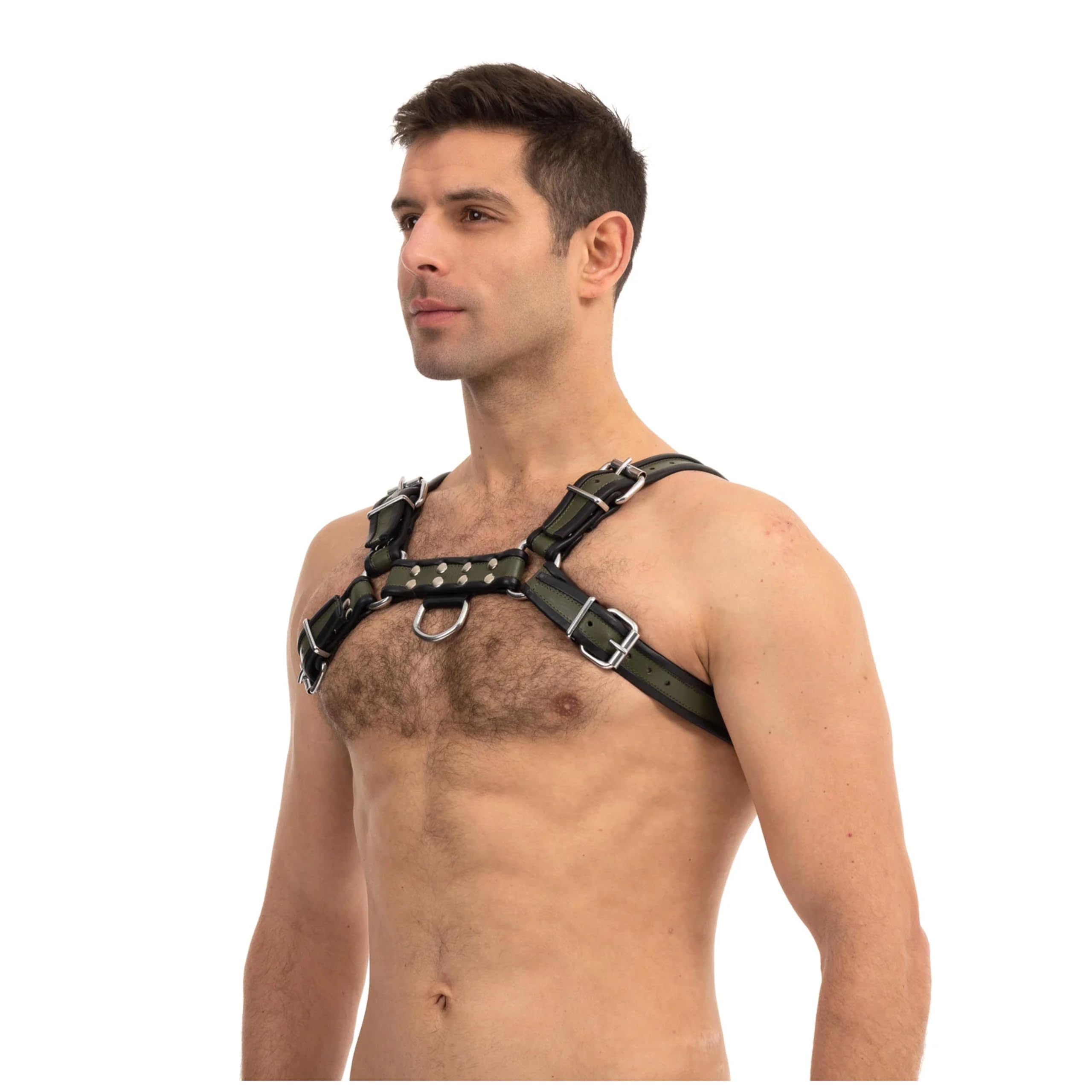 Prowler RED Bull Harness Black/Green - Medium UK Chest Size - 36" - 39""