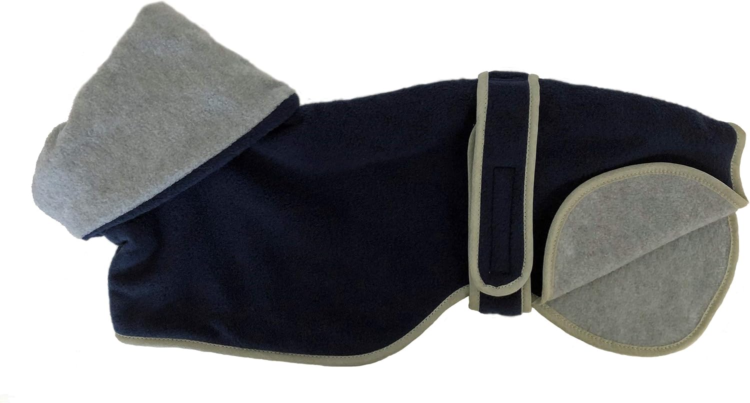Cosipet Greyhound Polo Coat, 14"/35 cm, Blue - Image 4