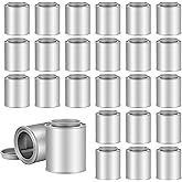 24 Pack Empty Metal Paint Cans with Lids(3.5oz),1/2 Cup Capacity Touch Up Paint Containers,Paint Storage Containers for Leftover Paint,Tiny Empty Unlined Pint Paint Pails