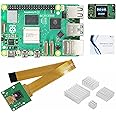 Vemico Raspberry Pi 5 Kit 8GB RAM with 5MP Camera Module for Raspberry Pi, Aluminum Heatsinks 4pcs and Raspberry Pi 5 8GB Board Included