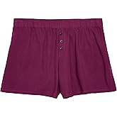 Thinx Ultra-Soft Period Underwear, Overnight Sleep-Shorts Leakproof, Holds Up to 12 Regular Tampons*, Period Underwear for Women, Reusable & Controls Odor, Plum, XL