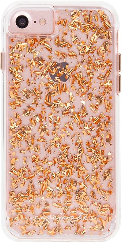 Amazon Com Case Mate Iphone 8 Case Karat Metallic Rose Gold Highlights Slim Protective Design For Apple Iphone 8 Rose Gold
