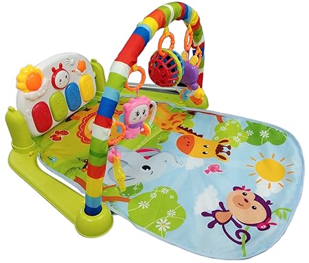Techhark Kick and Play Multi-Function ABS High Grade Plastic Piano Baby Gym and Fitness Rack, 50 x 37.2 x 8.4 cm (Baby Gym)