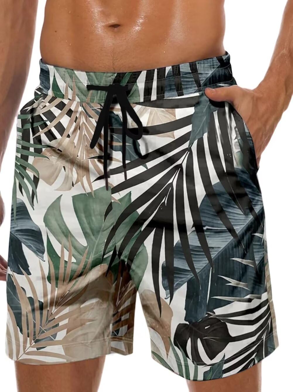 Men's Swim Trunks Quick Dry Hawaiian Board Shorts