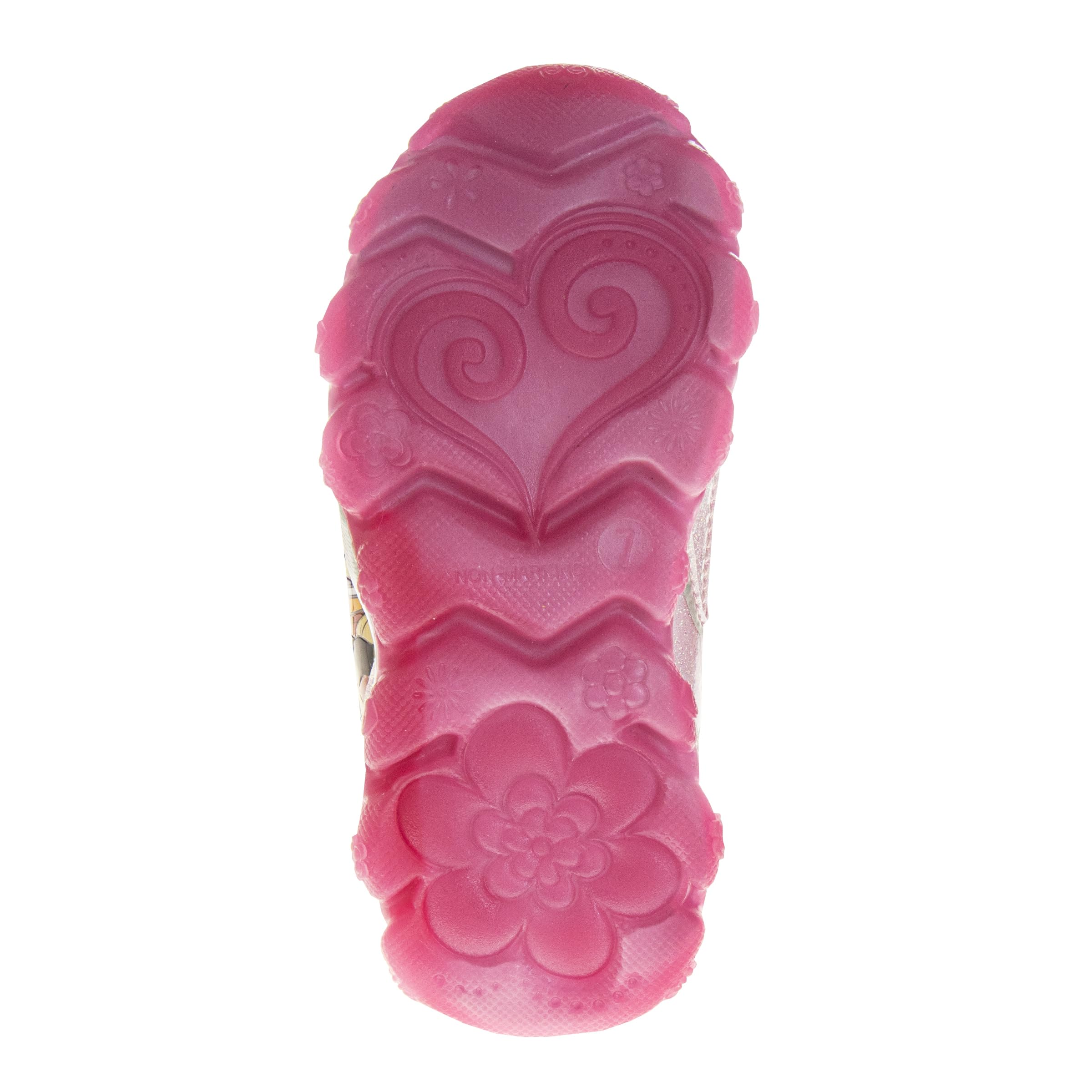 Disney Girls Princess Characters Light Up Laceless Shoes (Toddler/Little Girl)