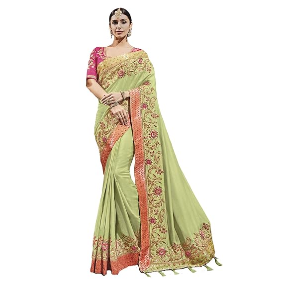 amazon party wear silk saree
