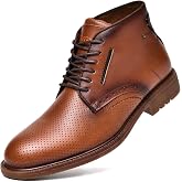 Arkbird Chukka Boots for men, Grainy Leather Lace-up Ankle Boot Fashion and Comfort Casual Oxfords