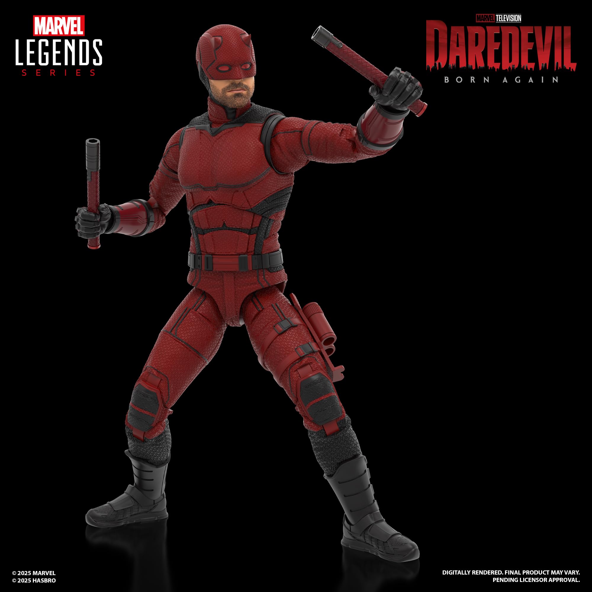Marvel Legends Series Daredevil: Born Again Daredevil Collectible 6-Inch Action Figure