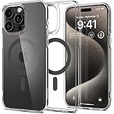 Spigen for iPhone 15 Pro Max Case, Ultra Hybrid MagFit [Anti-Yellowing] [Compatible with Magsafe] - Clear Graphite