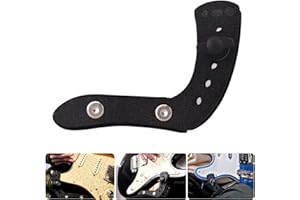 AESTIVATE Ergonomic Electric Guitar Holder, Guitar Leg Rest, Electric Guitar Rest Guitar Stand Footstool Leg Stand Guitar Foot Stool Electric Guitar Support Leg Stand Guitar Lifter Mini Size (Black)