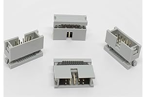 Pc Accessories - Connectors Pro 10-Pack 2X5 10P Dual Rows 2.54mm 0.1" Pitch Shrouded IDC Male Header, 10 Pins Connectors