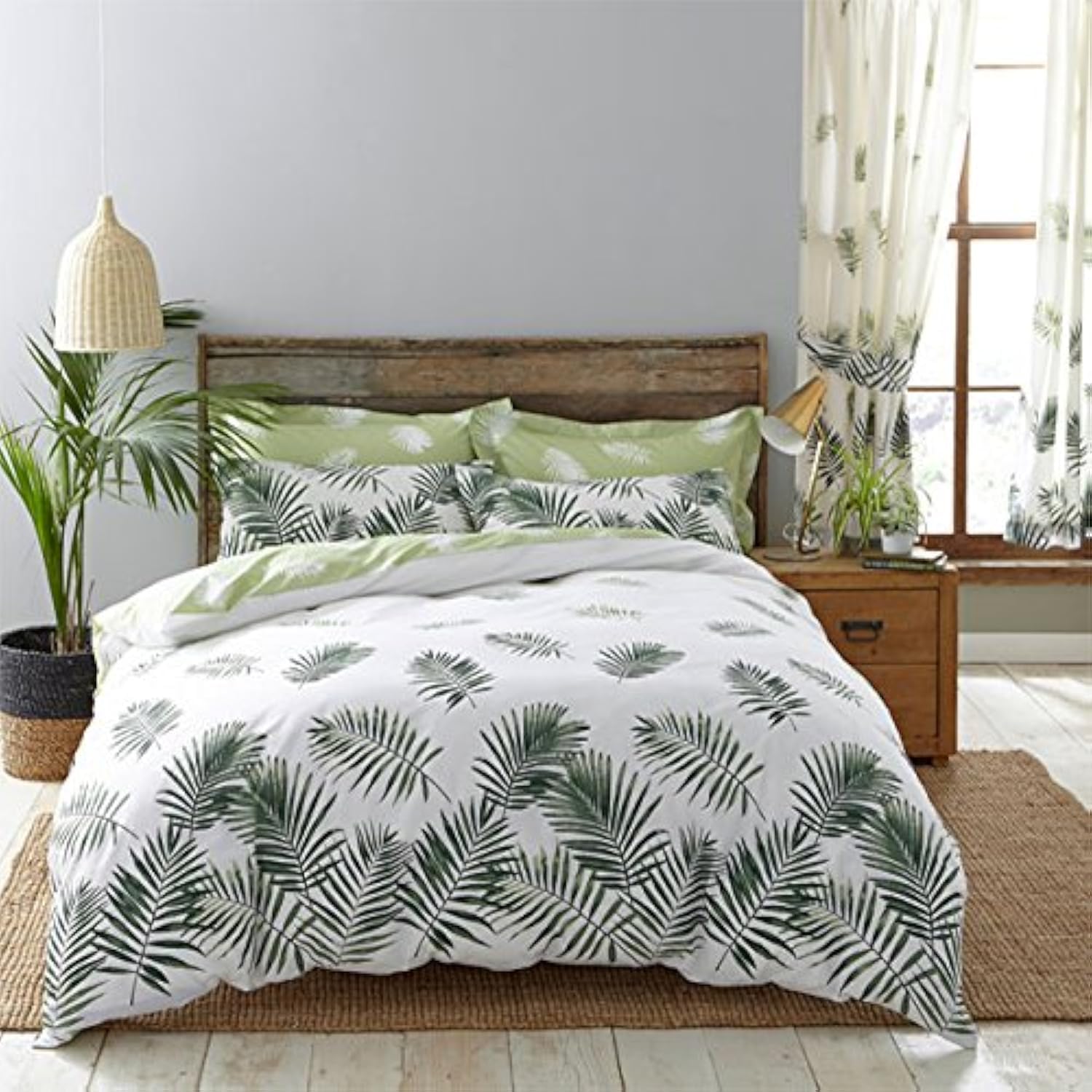 Charlotte Thomas, Fern, Super-King Duvet Cover Set, Green, 260 x 220 cm