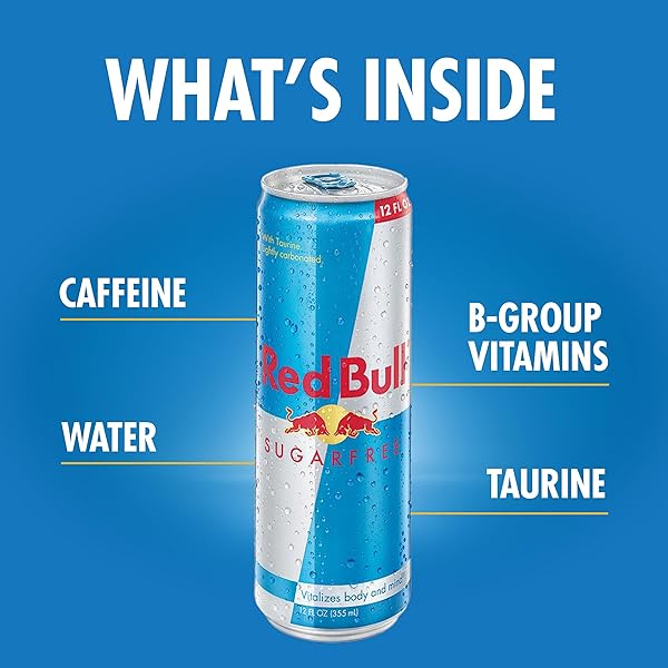 RED BULL SUGARFREE, 12 OZ