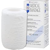 Henry Schein Unna Boot Bandage, Zinc Oxide, Sterile, 3 in x 10 yd, 1 Ct | Impregnated Gauze, Flexible Compression Wrap for Lower Leg &amp; Ankle Sprains, Latex Free, 1 Roll, Professional &amp; Home Care Use