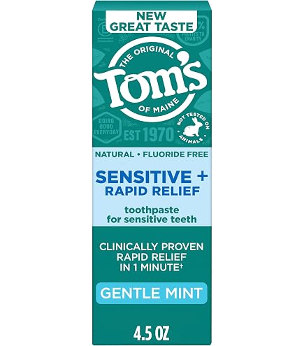Amazon.com : Tom's of Maine Fluoride-Free Antiplaque & Whitening