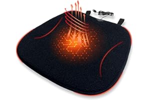 Seat Cushion Imitation Cashmere Heated Seat Cushion Winter Warm Heated Seat Pad Suitable for Comfortable Seat Cover