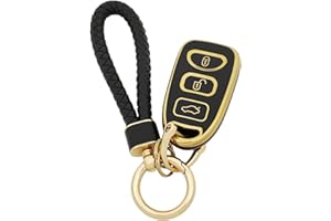 Arruweer Key Fob Cover Car Keychain Soft TPU Key Case Protection Shell Key Holder Accessories