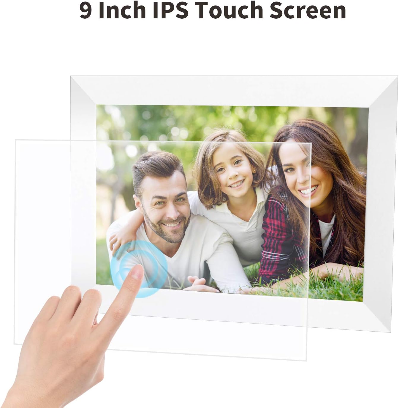AEEZO Wifi Digital Picture Frame, IPS Touch Screen smart Cloud Photo