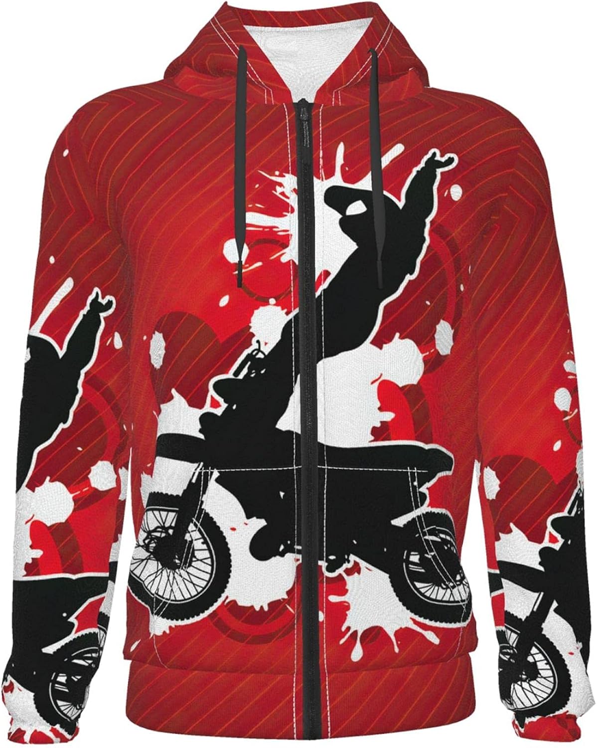Amazon.com: Got Dirt Bike Motocross Racing Teen Hoodies, Soft Zip-Up Hooded Sweatshirt Hoodie 