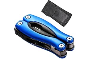 WIWUE GUO Multi Tool, Multitool, Pocket Knife, Survival Tools, Christmas Gifts, Multitool Pliers, Camping Knife, for Outdoor, Survival, Hunting and Hiking(blue)