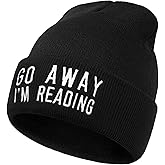Book Lovers Gifts - Book Accessories for Reading Lovers - Gifts for Readers Nerds - Book Reading Beanie Hats for Men Women