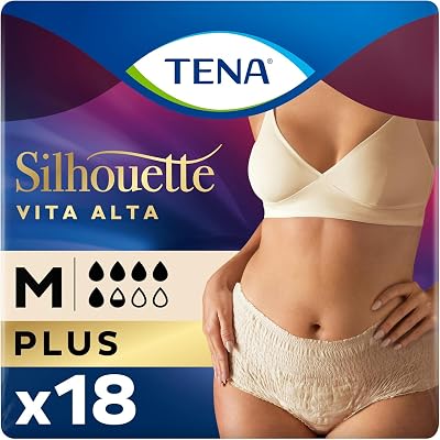 TENA Lady Silhouette Pants Plus Medium 75-105cm 2 Packs of 9
