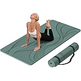 PAIDU Large Yoga Mat-72’x36’x0.4’ Extra Width ＆ Thick,Comfortable,Non-Slip Exercise Mat-Works Great on All Floor for Stretching,Yoga Studio,Gym or Home Workouts