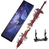 RACEROCKET Eldens Rings Blasphemous Blade Replica 11.8 inch Full Metal Sword Model with Stand, Martial Arts Swords for Gaming Collectable Desk Decoration and Gift for Fans and Collectors