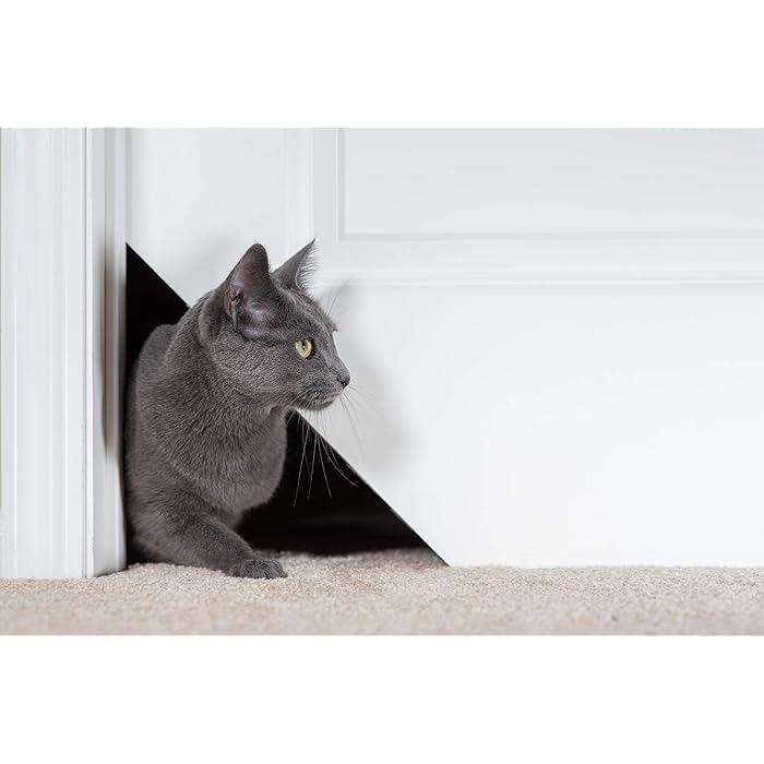 Buy The Kitty Korner Cat Door (Left Facing Door) Easy to Install