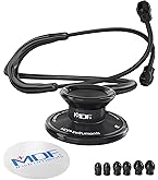 Amazon.com: EMI Dual Head Stethoscope - ESD-112 (All Black - Black