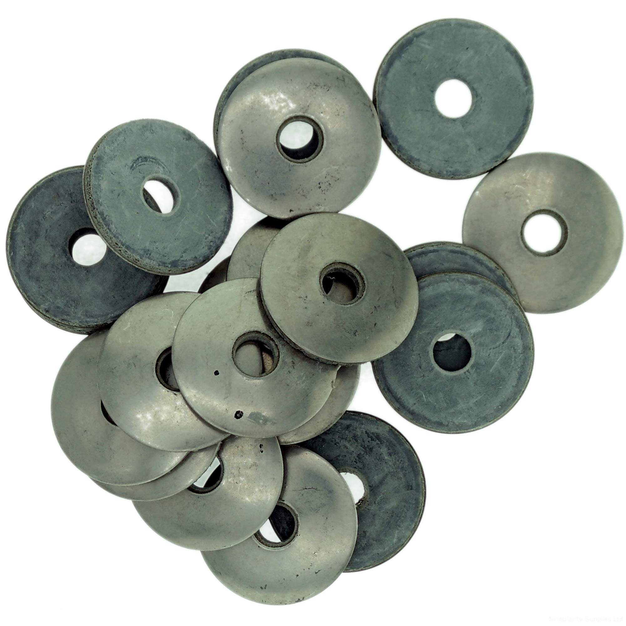 D6.7 (6.7mm x 14mm) Sealing Washer (Grey EPDM) - Stainless Steel (A2) (Pack of 20) โ image 1