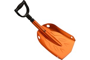 Crescent Moon Compact Collapsible Shovel: Lightweight Portable Tool for Camping, Emergencies, Cars, Backcountry Adventures, A
