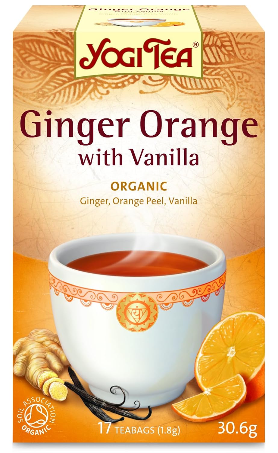 Yogi Tea Ginger Orange with Vanilla Tea 17 Bag Yogi Tea Ginger Orange with Vanilla Tea 17 Bag