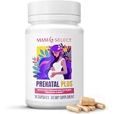 Prenatal Vitamins for Women &ndash; MTHFR Methylated Folate, Vegan, No Biotin | Methylfolate prenatal multivitamin with B vitamins, allergen-free, easy-to-digest, once daily, supports fetal development