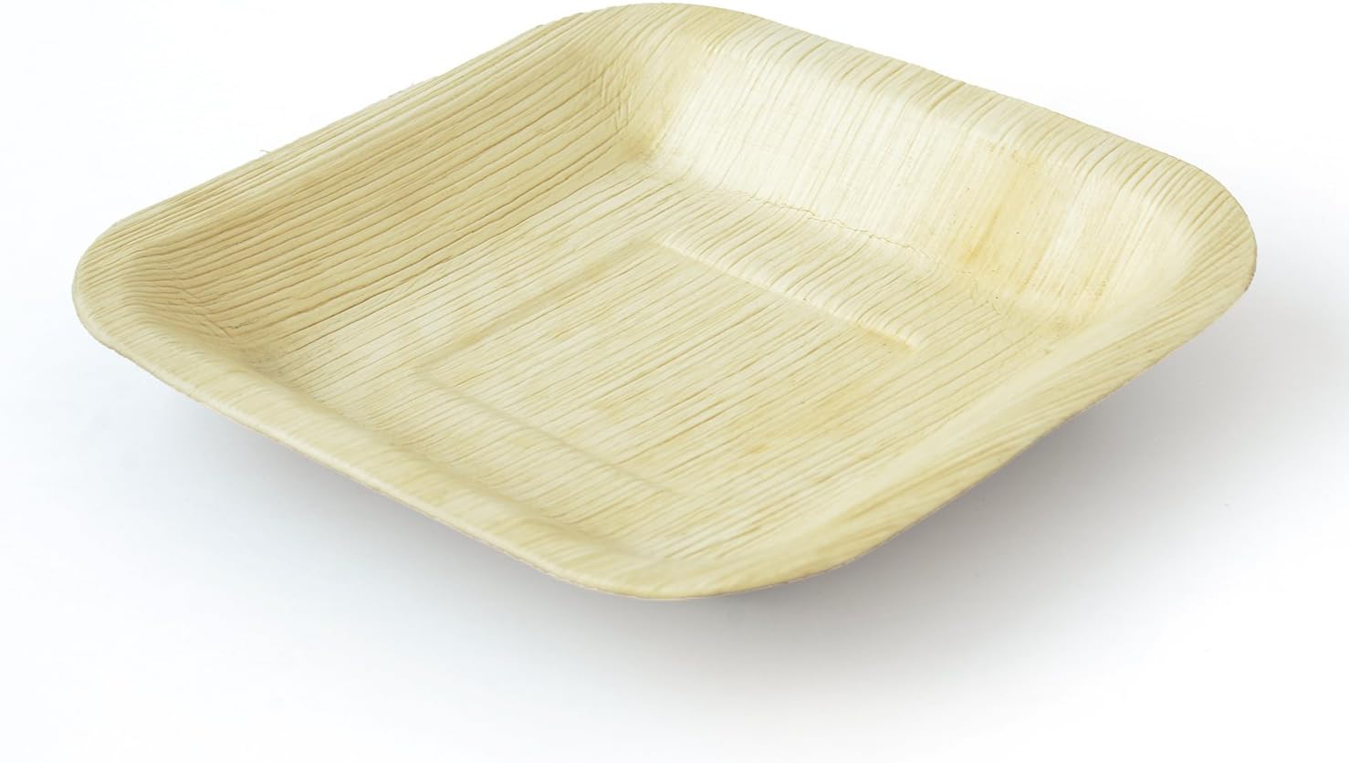 Leaftrend Eco Friendly Disposable 8x8 Square plate-pack of 25 pcs