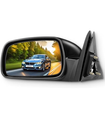 SCITOO Espejo Lateral Izquierdo Para Toyota Camry 2007-2013 Para Toyota Camry, Espejo Exterior De Repuesto Plano Cromado Con Calefacción