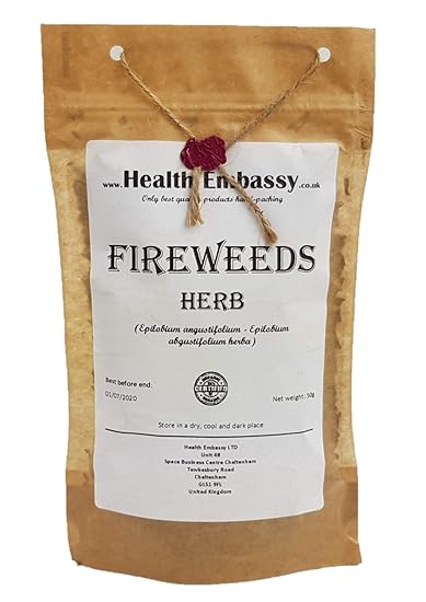 Schmalblättriges Weidenröschen Kraut (Epilobium Angustifolium L. - Epilobium Abgustifolium Herba) 50g/Fireweeds Herb - Health